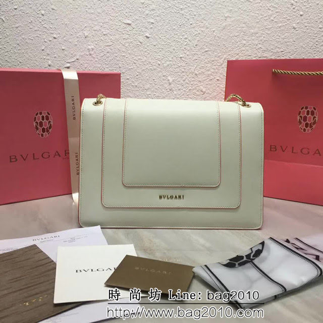 BVLGARI寶格麗 專櫃最新 閃電吊墜限量款 雙層風琴包 鏈條單肩斜挎包 B35106 FYD1287